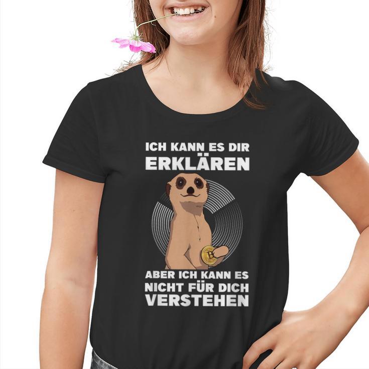 Ich Kann Es Dir Klaren Krypto Trader Miner Btc Bitcoin Kinder Tshirt