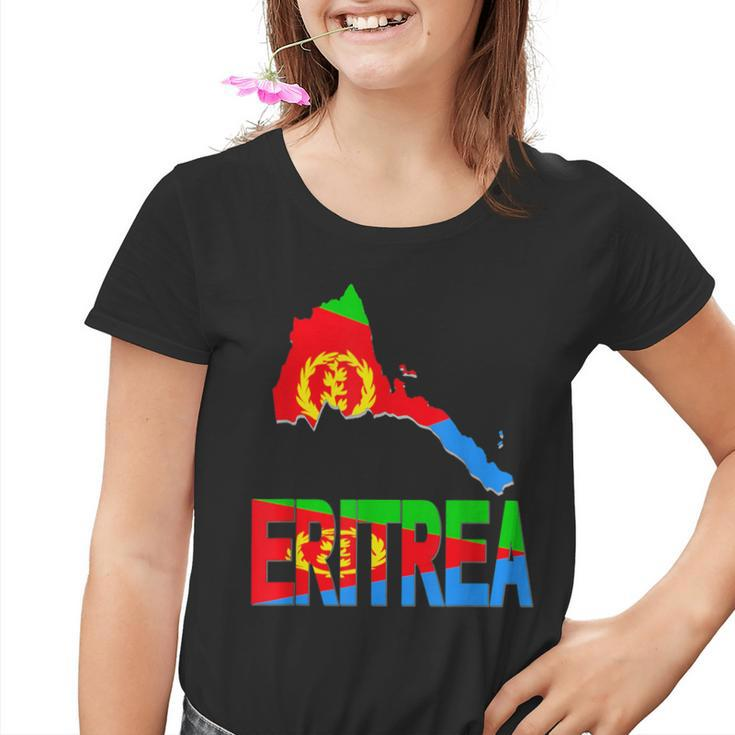 Ich Liebe Eritrea Flag In Eritrean Map Love Eritrea Flag Map Kinder Tshirt