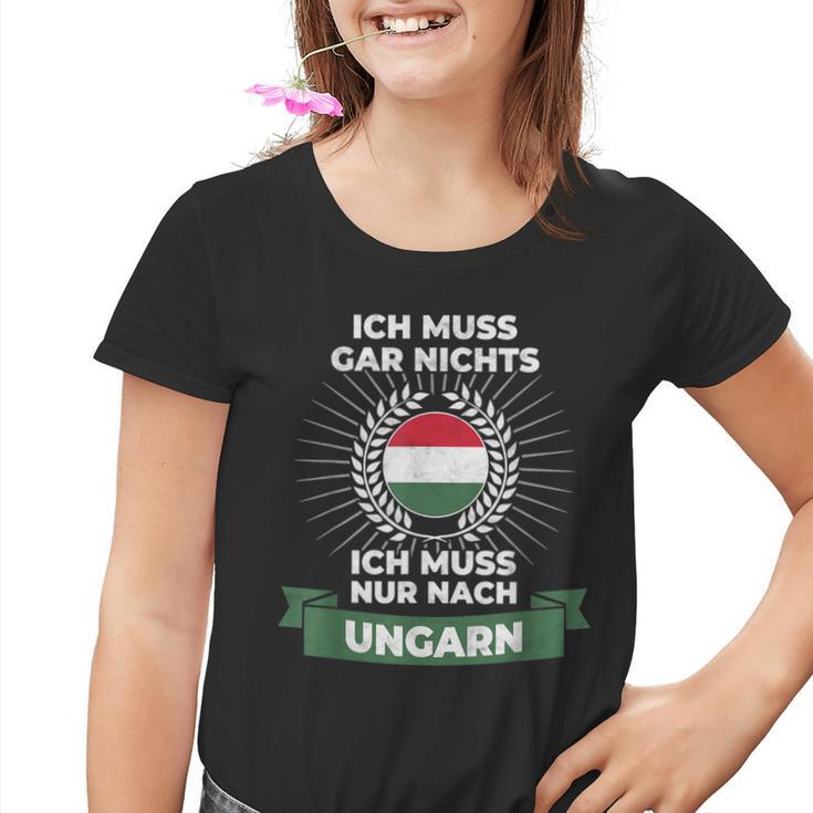 “Ich Muss Nur Nach Ungar” Kinder Tshirt