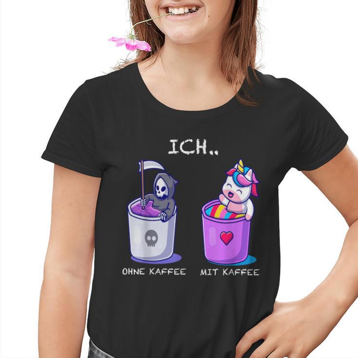 Ich Ohne Kaffee Kinder Tshirt