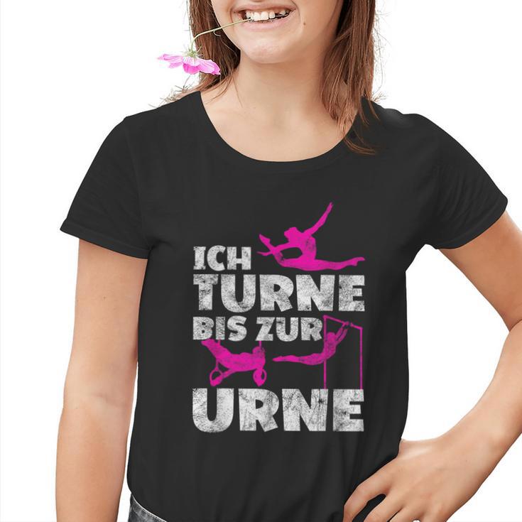 Ich Turne Bis Zur Urne Turnen Kinder Tshirt