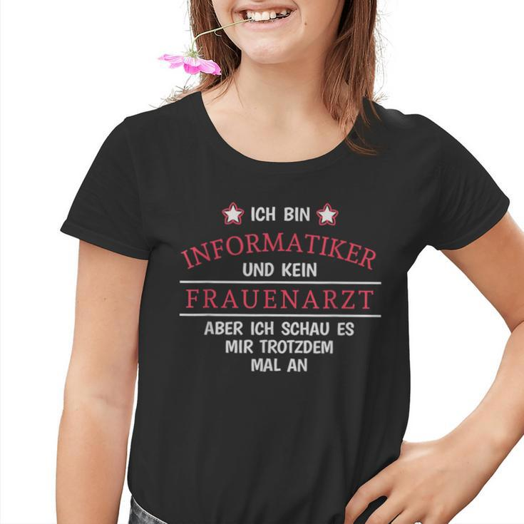 Informatiker Itler Programmer Admin Job Saying Kinder Tshirt