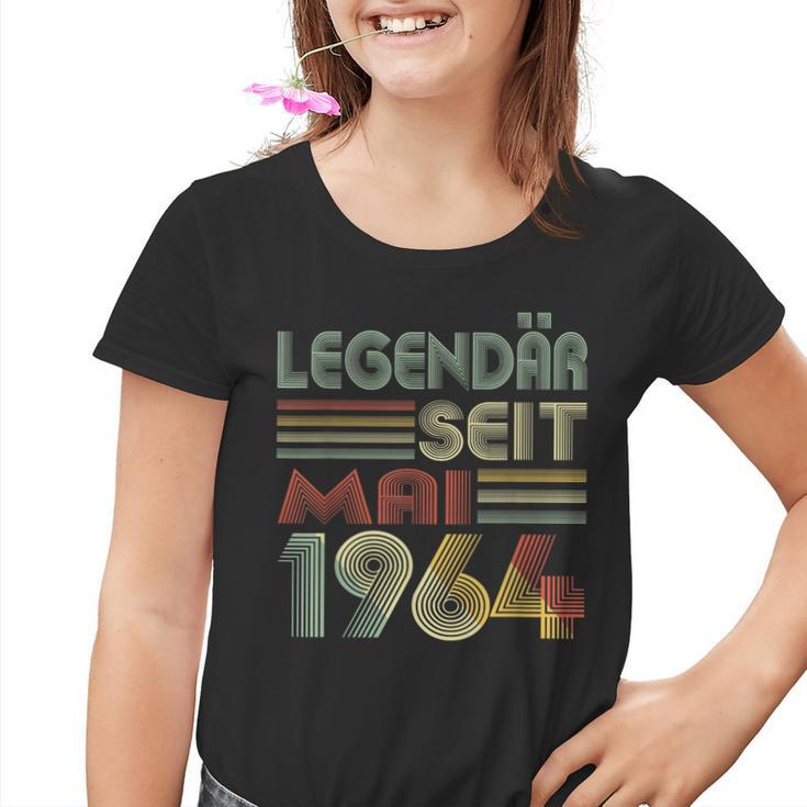 Jahrgang 1964 Geburtstag Geschenk Genial Seit Mai 60 Kinder Tshirt