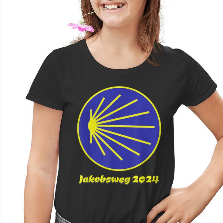 Jakobsweg 2024 Pilgrim Shell Kinder Tshirt