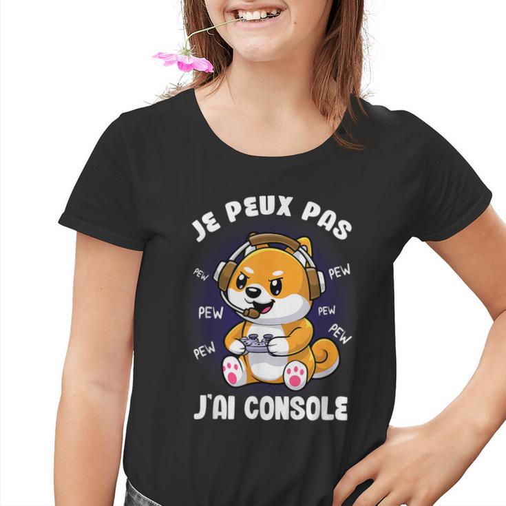 Femme Video Game Humour Cadeau Gamer, Je Peux Pas J'ai Console T-Shirt