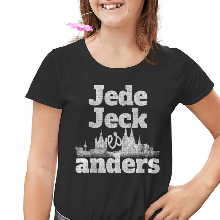 Jeder Jeck Es Anders Kölsches Grundgesetz Carnival In Cologne Kinder Tshirt