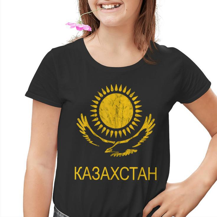Kazakhstan Eagle Kazakh Pride Kazakh Kazakh Kinder Tshirt
