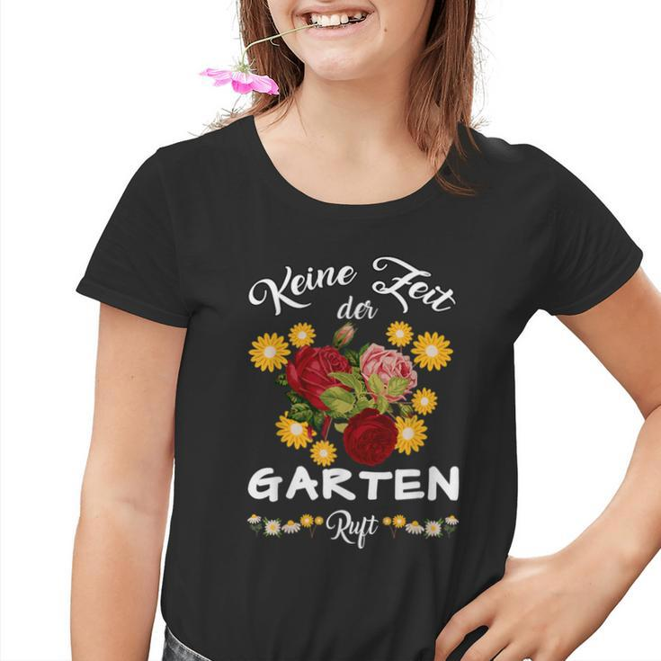 Keine Zeit Der Gartenner Vintage Gardener Kinder Tshirt