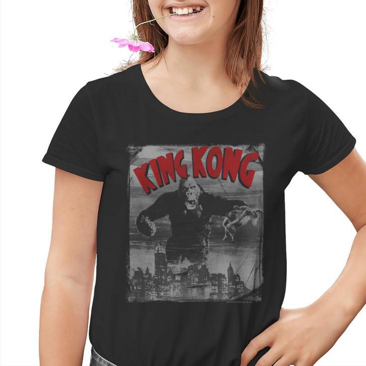 King Kong City Poster Kinder Tshirt