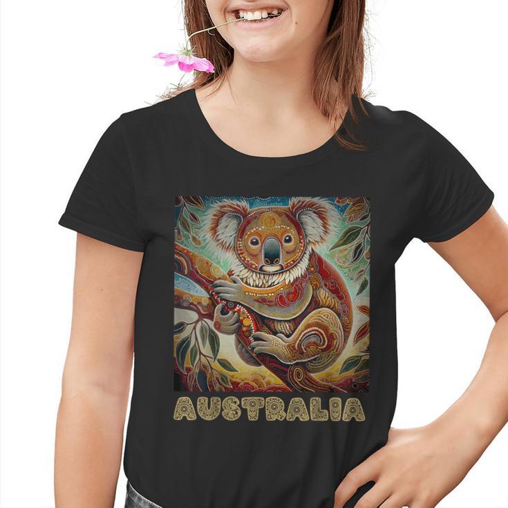 Kunst Der Australischen Aborigines Kinder Tshirt