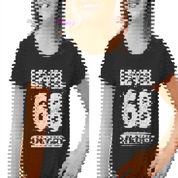 Level 68 Unlocked 68 Aniversario De Boda 68 Años Camiseta niño