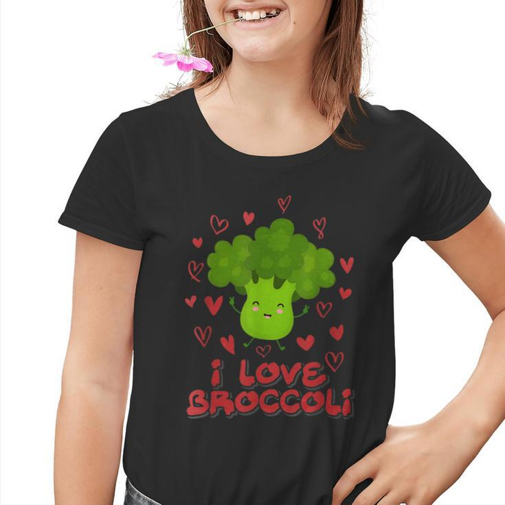 I Love Broccoli S Kinder Tshirt