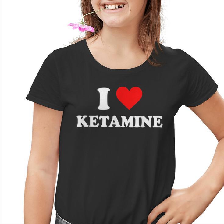 I Love Ketamin Kinder Tshirt