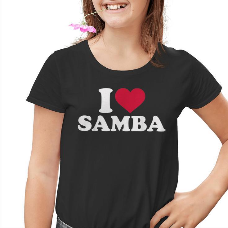 I Love Samba Kinder Tshirt