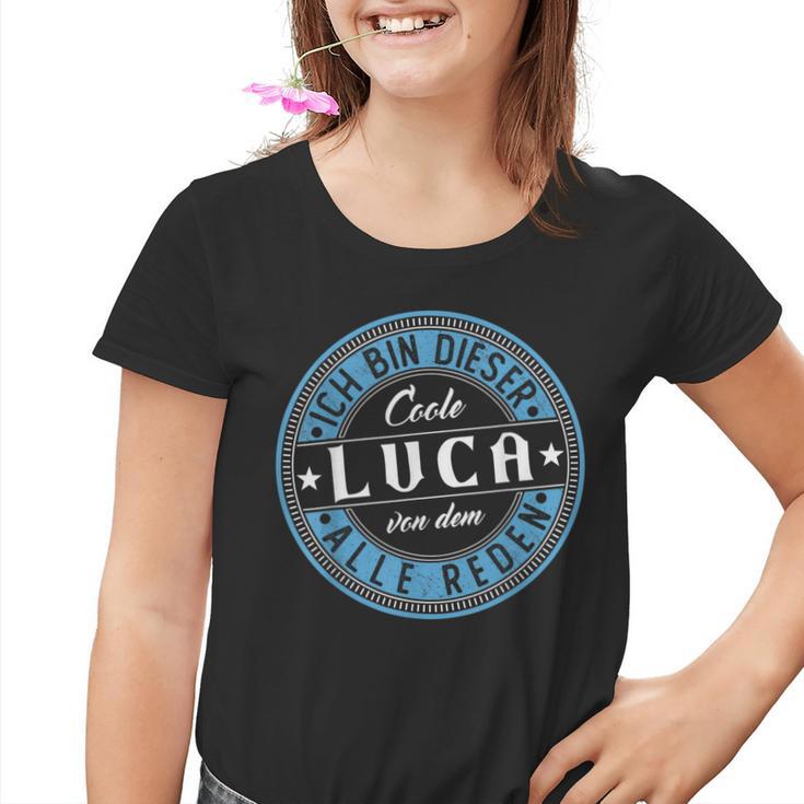 Luca Ich Bin Dieser Cooler Luca Kinder Tshirt