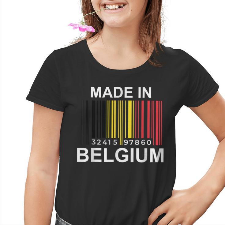 Made In Belgium Flag S Kinder Tshirt