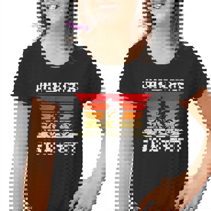 Maillot Vintage Je Peux Pas J'ai Velo Humour Vtt Vélo Motard Youth