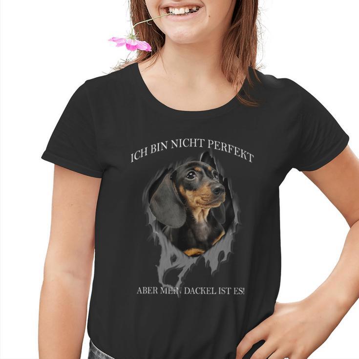 Mein Dachshund Ist Perfekt Dog Kinder Tshirt