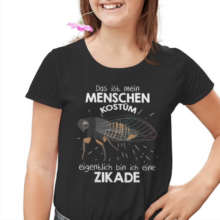 Mein Menschen Kostüm Bin Ich Eine Zikada Kinder Tshirt