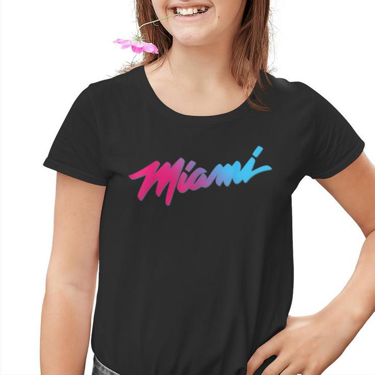 Miami Script Kinder Tshirt