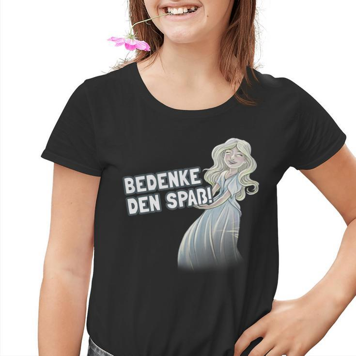 Mimi Bedenke Den Spaß Kinder Tshirt