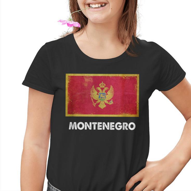 Monte Flag Jersey Montenegrinian Kinder Tshirt