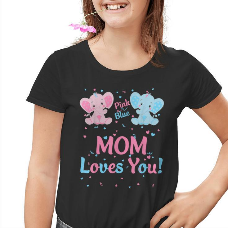 Mutter Geschlecht Offenbaren Elefant Rosa Blau Passende Familie Mutter Kinder Tshirt