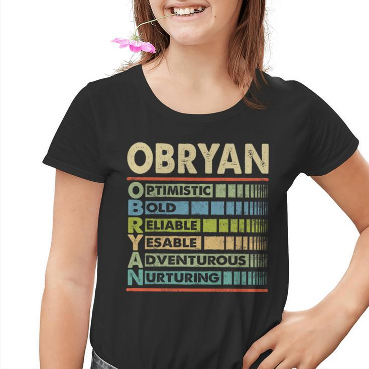 Obryan Family Name Obryan Last Name Team Youth T-shirt