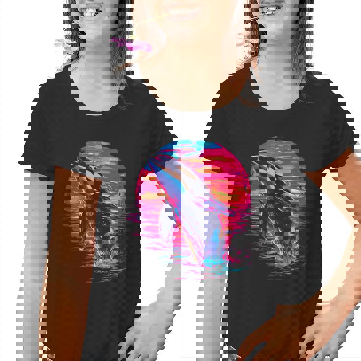 Orca Atardecer Camiseta niño