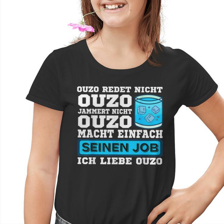 Ouzo Jammert Nicht Ouzo Macht Sein Job Kinder Tshirt