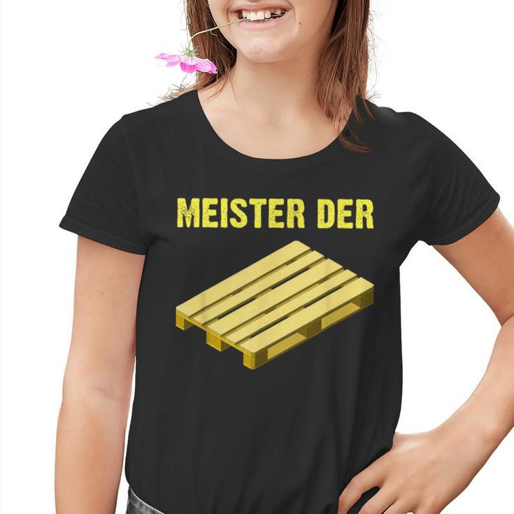 Pallet Lagerist Wooden Palette Kinder Tshirt