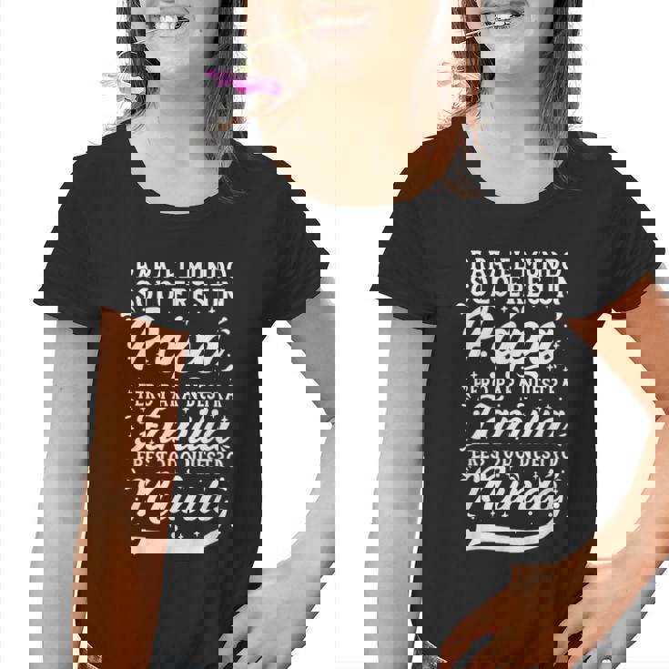 Papá Divertido Día Del Padre Cumpleaños Padre Camiseta niño