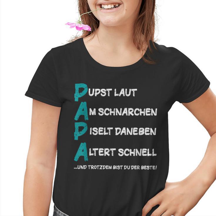 Papa Trotzdem Bist Du Der Beste Father's Day Kinder Tshirt