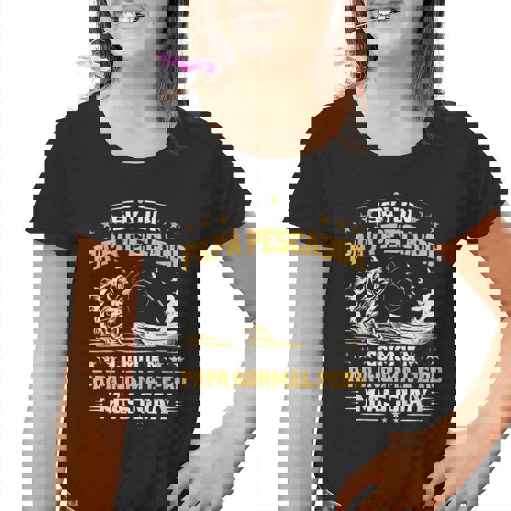 Pescador Papá Divertido Pesca Día Del Padre Regalo Padre Camiseta niño