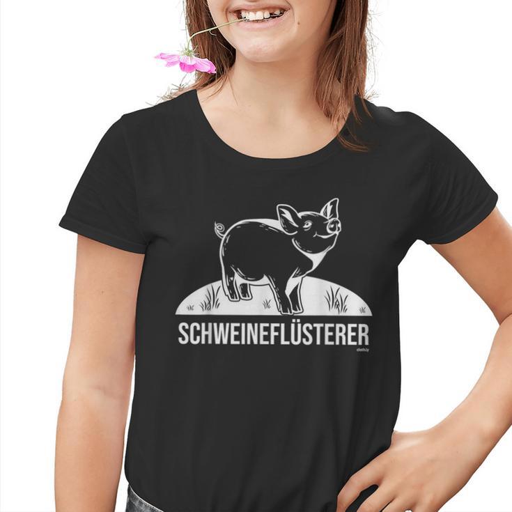 Pig Whisper Pig Farmer Kinder Tshirt