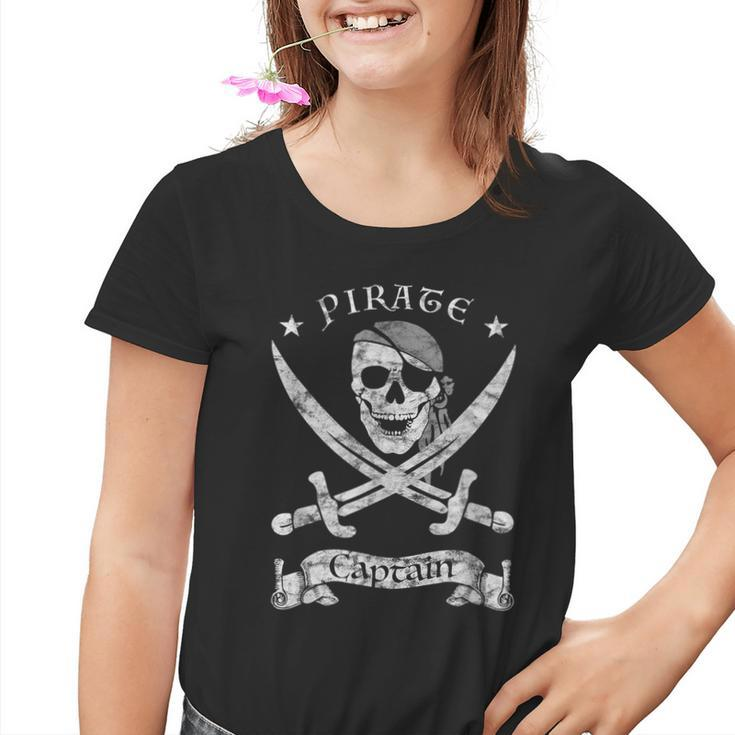 Pirate Flag Outfit Vintage Pirate Costume Skull Pirate Kinder Tshirt