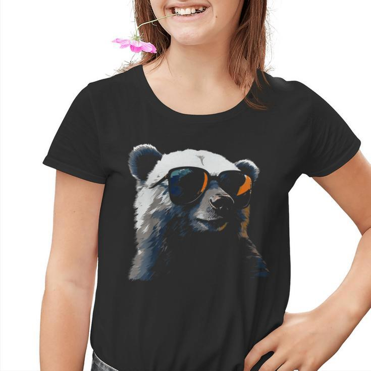 Polar Bear Sunglasses Glasses Polar Bear Animal Bear Kinder Tshirt