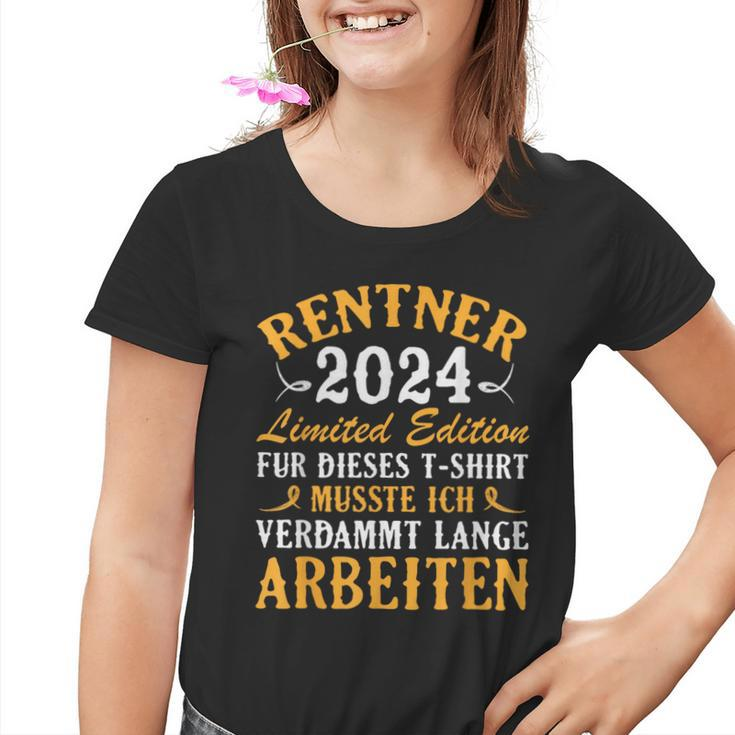 Rentner 2024 Retirement Kinder Tshirt