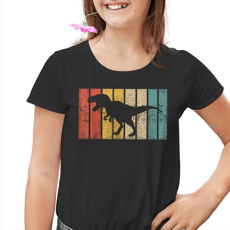 Retro Trex Dino Tyrannosaurus Dinosaur -Intage T-Rex Kinder Tshirt