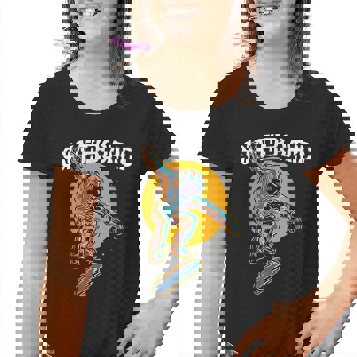 Retrointage Santa Cruz Skate Skateboarding Astronauta Espacio Camiseta niño