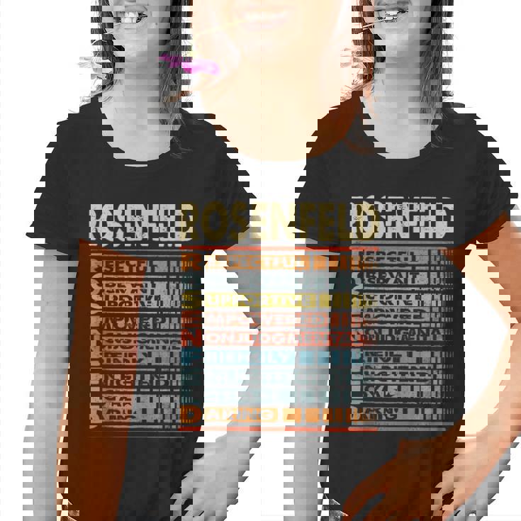 Rosenfeld Family Name Rosenfeld Last Name Team Youth T-shirt
