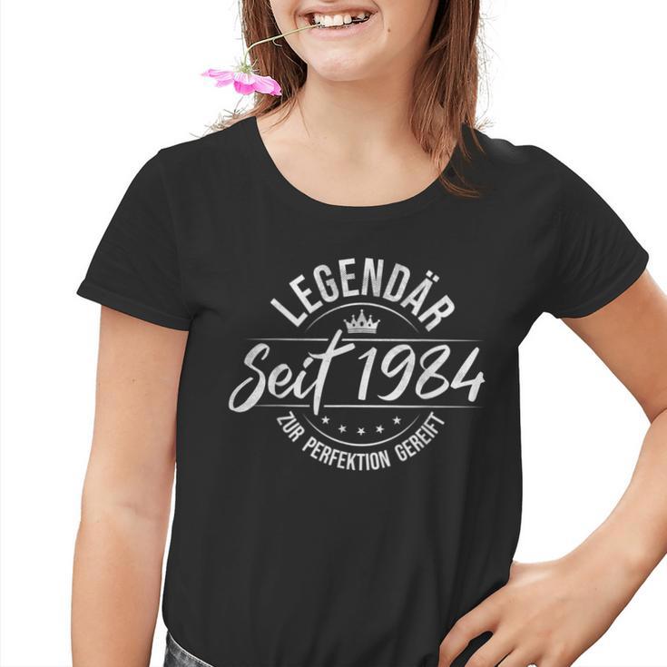 Runder Geburtstag Birthday Legendär Seit 1984 Kinder Tshirt