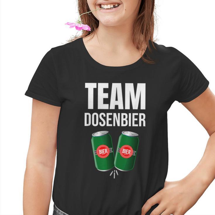 Saufn Saufnn Junggesellenabschied Frau Mann Team Dosenbier Kinder Tshirt