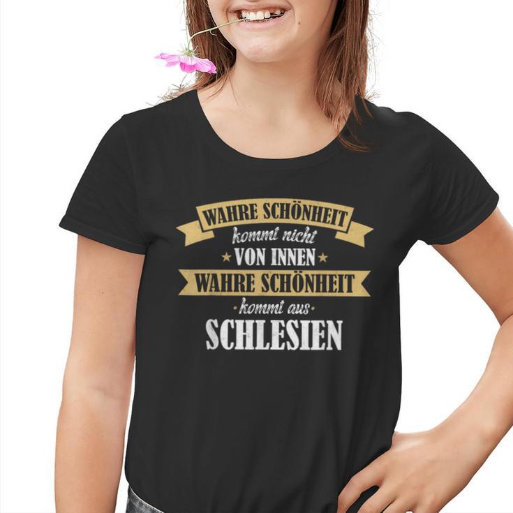 Schlesien Schlesier Deutschland Poland Slogan Idea Kinder Tshirt