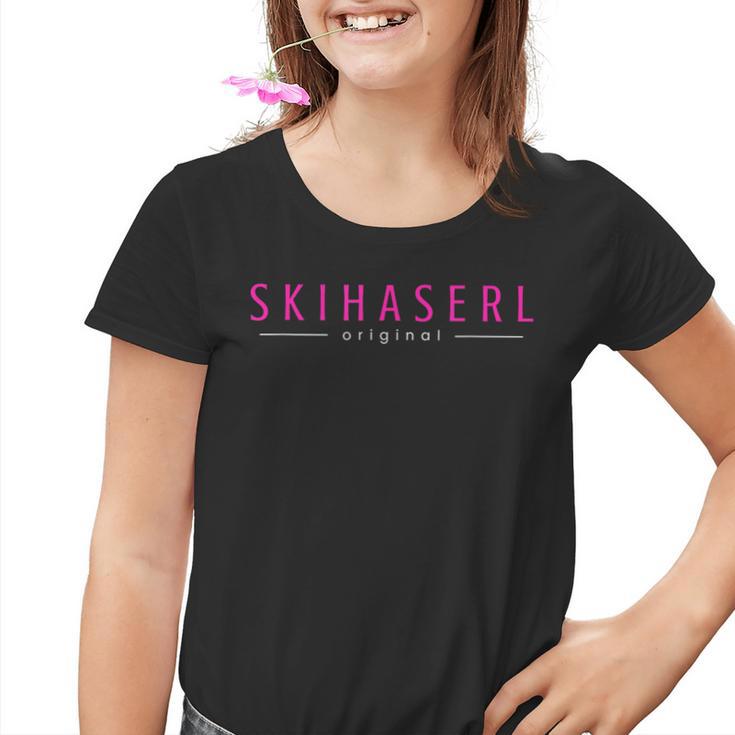 Skihaserl Original Apres Ski Bunny Afterski Hüttengaudi Kinder Tshirt