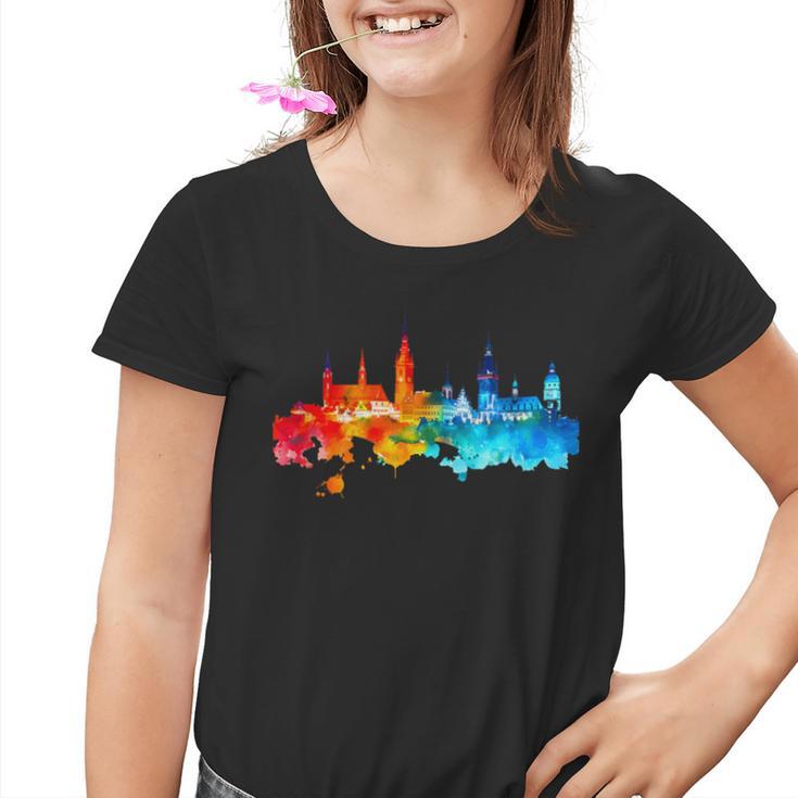 Skyline Nuremberg Kinder Tshirt