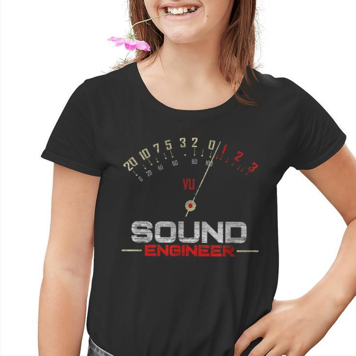 Sound Engineer Vu Meter Sound Engineer Tontechnik Kinder Tshirt