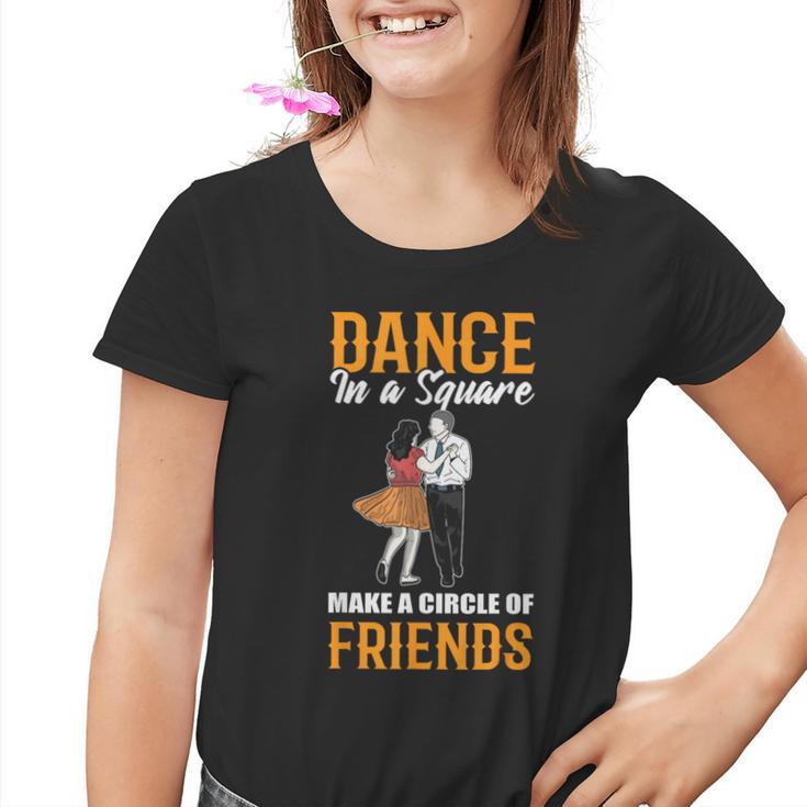 Square Dance Tanz In Einem Quadrat Bilde Einen Freundeskreis German Kinder Tshirt