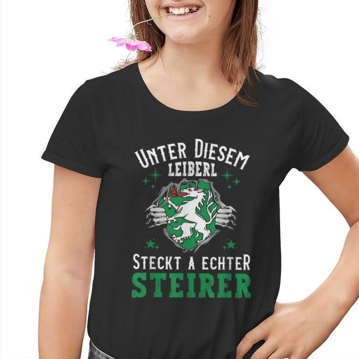 Steiermark Steirisch Crest Leiberl For Real Steirer Kinder Tshirt