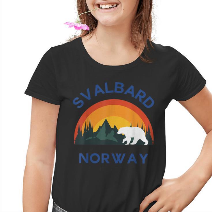 Svalbard Spitzbergen Norway Kinder Tshirt